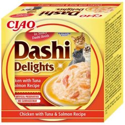 INABA Dashi Delights tál csirke&tonhal&lazac 70g