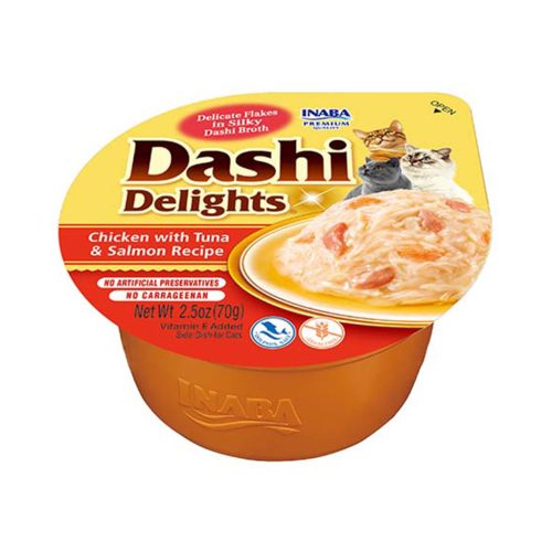 INABA Dashi Delights tál csirke&tonhal&lazac 70g