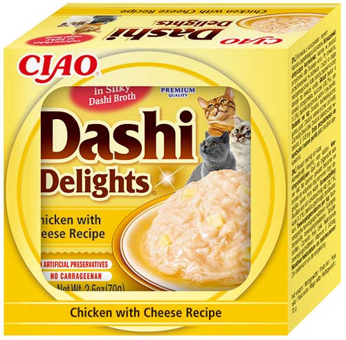 INABA Dashi Delights tálka csirke&sajt 70g
