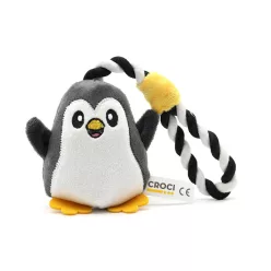 CROCI BabyTails Pino fonott kötél pingvinnel 25cm