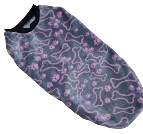 PBH Wellsoft pulcsi kutyáknak szürke-pink XS
