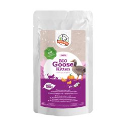 Farkaskonyha párolt menü macskáknak  kitten bio liba 100g