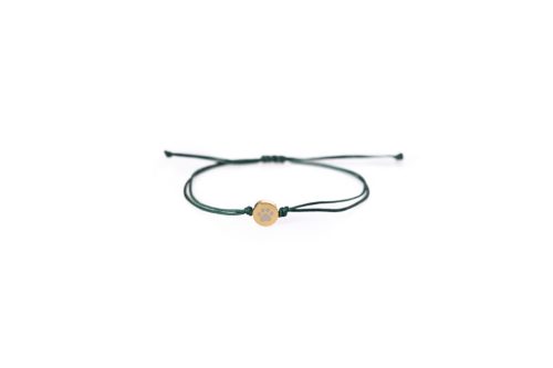 Barátság karkötő karika medállal