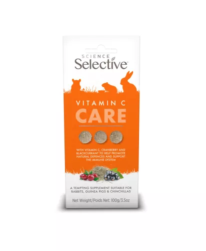 Science Selective Vitamin-C Care kiegészítő eledel kisemlősök részére 100g