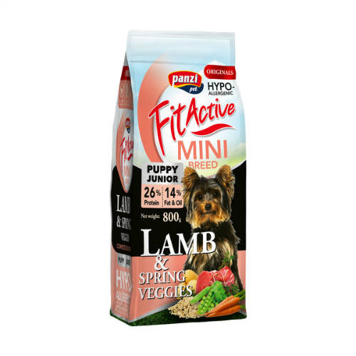 FitActive Originals Hipoallergén száraz kutyaeledel puppy mini bárány 800g