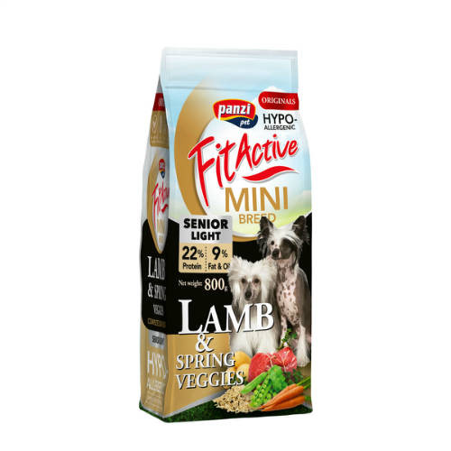 FitActive Originals Hipoallergén száraz kutyaeledel senior mini bárány 800g