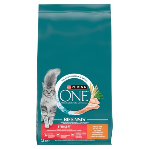 PURINA ONE STERILCAT Csirkében gazdag száraz macskaeledel 7,5kg