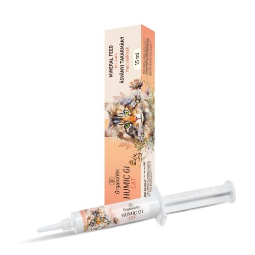 OrganoVet Humic paszta macskáknak emésztőrendszeri problémákra 15ml