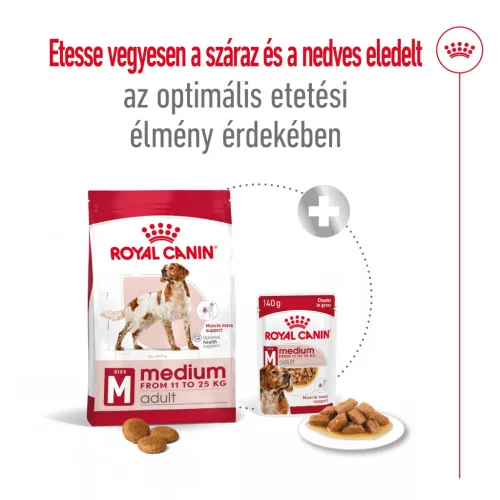 Royal Canin Size Health Nutrition Medium adult száraz kutyaeledel 3kg