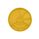 Fiboo Slow Fiboowl habzsolásgátló tál sárga 19cm