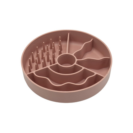 Fiboo Slow Fiboowl habzsolásgátló tál rózsaszín 19cm