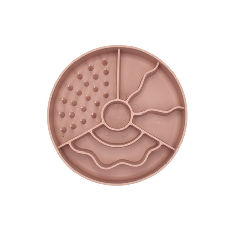 Fiboo Slow Fiboowl habzsolásgátló tál rózsaszín 19cm