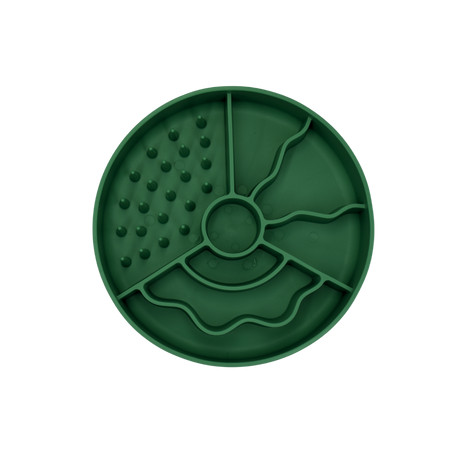 Fiboo Slow Fiboowl habzsolásgátló tál zöld 19cm
