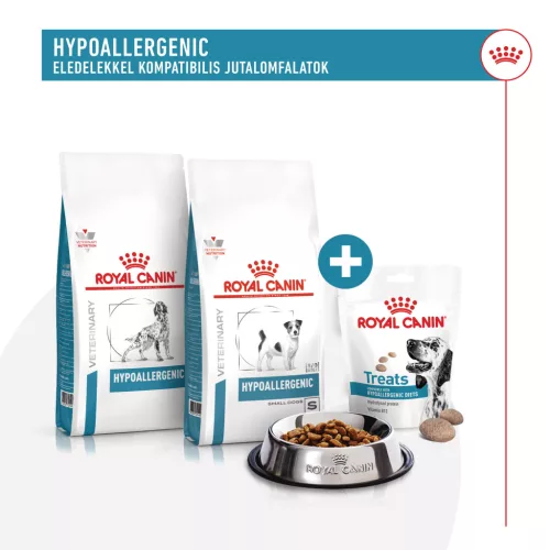 Royal Canin Veterinary Hypoallergenic kutya jutalomfalat 230g