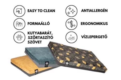 NRDOGS Kutyafekhely Premium Magic szürke XL 120x80cm