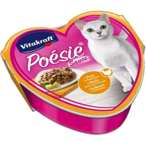 Vitakraft Poésie tálka pulyka&sajtszósz 15x85g