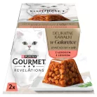 Gourmet Revelations macska tálka lazac pástétom 2x57g