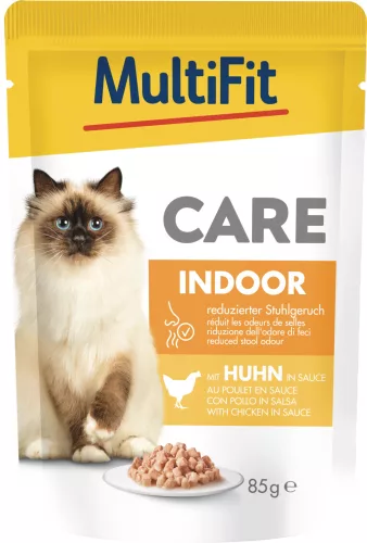 MultiFit Care macska tasak adult indoor csirke 24x85g