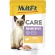 MultiFit Care Sensitive macska tasak csirke 24x85g