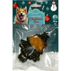   Thempa XMAS karácsonyfa alakú kutya jutalomfalat csirke 50g
