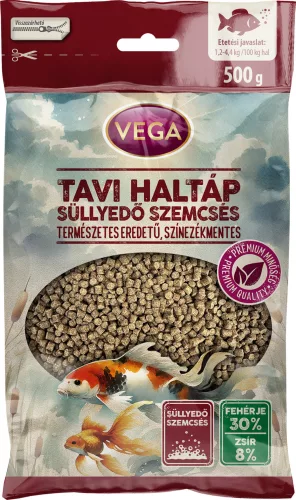 Vega süllyedő szemcsés tavi haleledel 500g