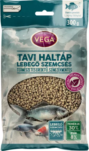 Vega lebegő szemcsés tavi haleledel  300g