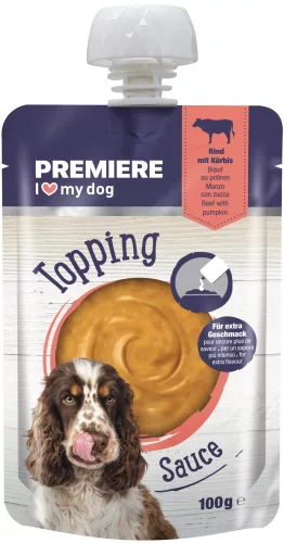 Premiere öntet kutyáknak marha&sütőtök 6x100g