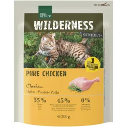   Real Nature Wilderness Pure száraz macskaeledel senior csirke 300g