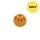 Fiboo Snack fibooll soft tölthető labda sárga 6cm