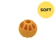 Fiboo Snack fibooll soft tölthető labda sárga 6cm