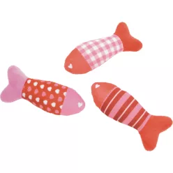Fit+Fun Valentin napi macskajáték hal szett 3db 13cm