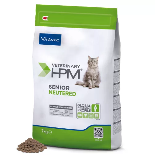Virbac Veterinary HPM idős száraz macskaeledel ivartalanított 7kg