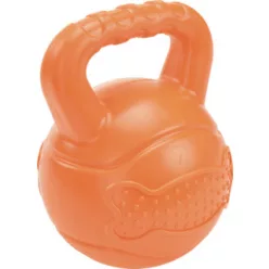 Fit+Fun kutyajáték súlyzó narancssárga 15cm