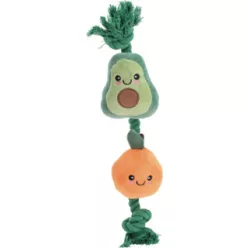 Fit+Fun kutyajáték plüss&kötél 44cm