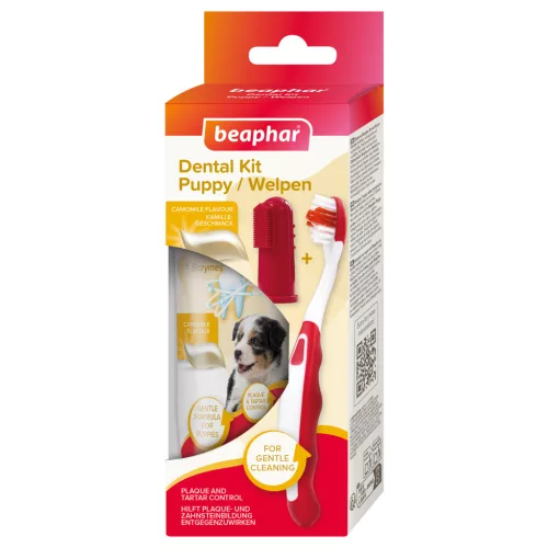 Beaphar Dental Kit Puppy kutya kölyök fogápoló készlet 50g