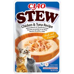 INABA Ciao Stew tasak macskáknak csirke&tonhal ragu 12x40g