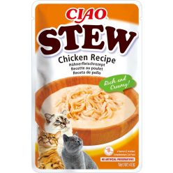 INABA Ciao Stew tasak macskáknak csirke ragu 12x40g