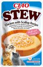 INABA Ciao Stew tasak macskáknak csirke&kagyló ragu 12x40g