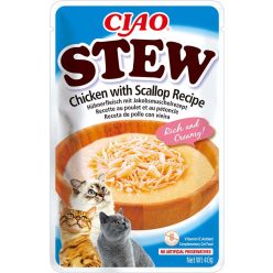 INABA Ciao Stew tasak macskáknak csirke&kagyló ragu 12x40g