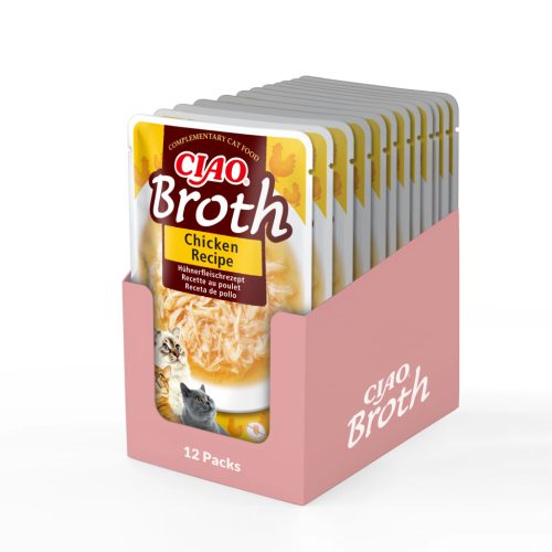 INABA Ciao Broth tasak macskáknak csirke leves 12x40g