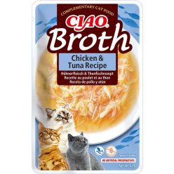   INABA Ciao Broth tasak macskáknak csirke&tonhal leves 12x40g