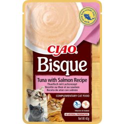   INABA Ciao Bisque tasak macskáknak tonhal&lazac krémleves 12x40g
