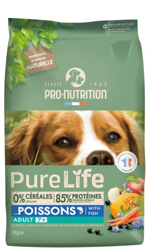 Pro-Nutrition PureLife 7+ adult száraz kutyaeledel hal 2kg