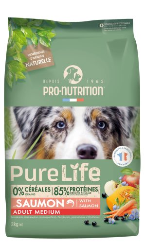 Pro-Nutrition PureLife medium adult száraz kutyaeledel lazac 2kg