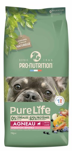 Pro-Nutrition PureLife sensitive adult száraz kutyaeledel bárány 11kg