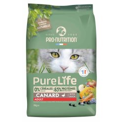 Pro-Nutrition PureLife adult száraz macskaeledel kacsa 8kg