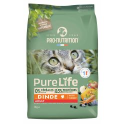 Pro-Nutrition PureLife adult száraz macskaeledel pulyka 8kg