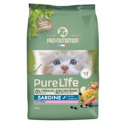   Pro-Nutrition PureLife kitten száraz macskaeledel szardínia 8kg