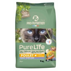   Pro-Nutrition PureLife steril száraz macskaeledel csirke 8kg