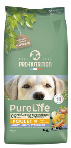 Pro-Nutrition PureLife steril száraz kutyaeledel szárnyas 12kg